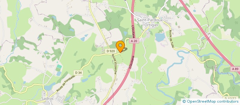 localisation de l'entreprise JUMEAUX ST-PA  SAINT-PARDOUX-L ORTIGIER