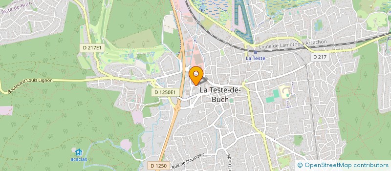 localisation de l'entreprise JUMEL à LA TESTE-DE-BUCH