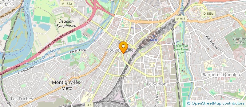 localisation de l'entreprise JUMEL  METZ