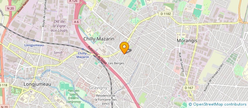localisation de l'entreprise JUMEL DEMENAGEMENT à CHILLY-MAZARIN