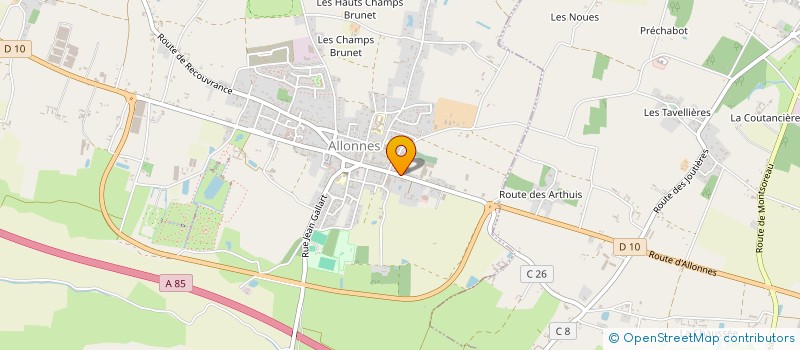 localisation de l'entreprise JUMELAGE AFFINIAM SOLIDARITE  ALLONNES