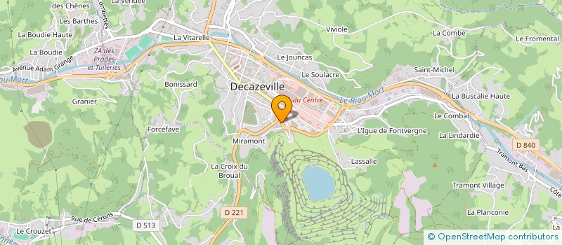 localisation de l'entreprise JUMELAGE EUROPEEN COAZZE-DECAZEVILLE  DECAZEVILLE