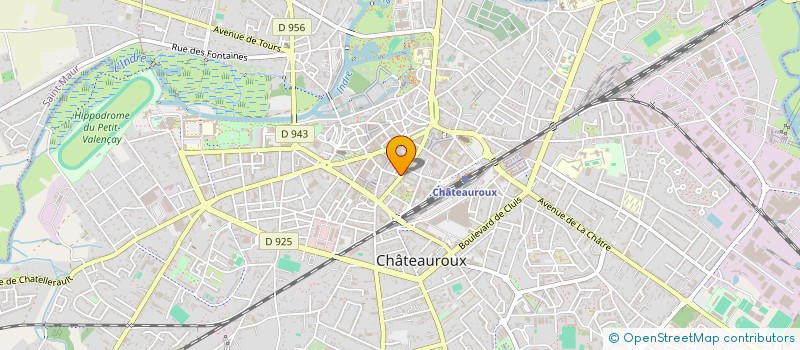 localisation de l'entreprise JUMELAGE EUROPEEN PTT CHATEAUROUX à CHATEAUROUX