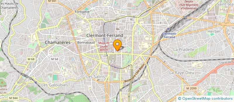 localisation de l'entreprise JUMELAGE POSTE ET TELECOMS DU PUY DE DOME  CLERMONT-FERRAND