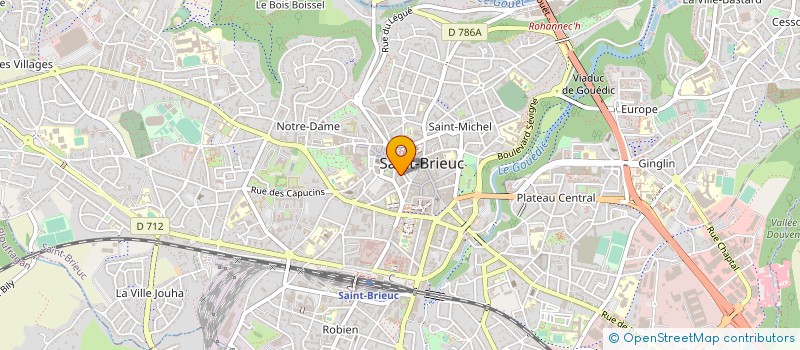 localisation de l'entreprise JUMELAGES EUROPEENS PTT COTES ARMOR à SAINT-BRIEUC