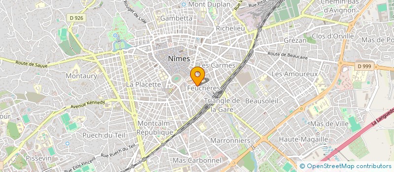 localisation de l'entreprise JUMELAGES EUROPEENS PTT NIMES  NIMES