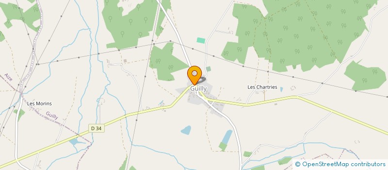 localisation de l'entreprise JUMELE à GUILLY