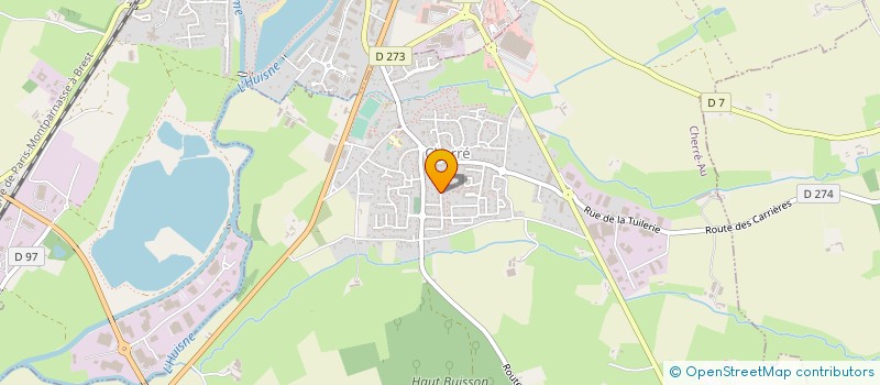 localisation de l'entreprise JUMELGCE  CHERRE-AU