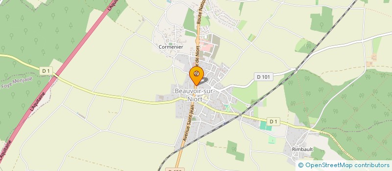 localisation de l'entreprise JUMELLES ET GOURMANDISES  BEAUVOIR-SUR-NIORT