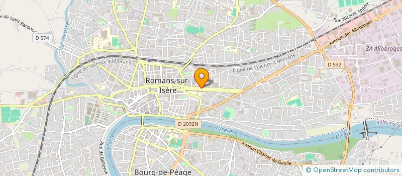 localisation de l'entreprise JUMELY  ROMANS-SUR-ISERE