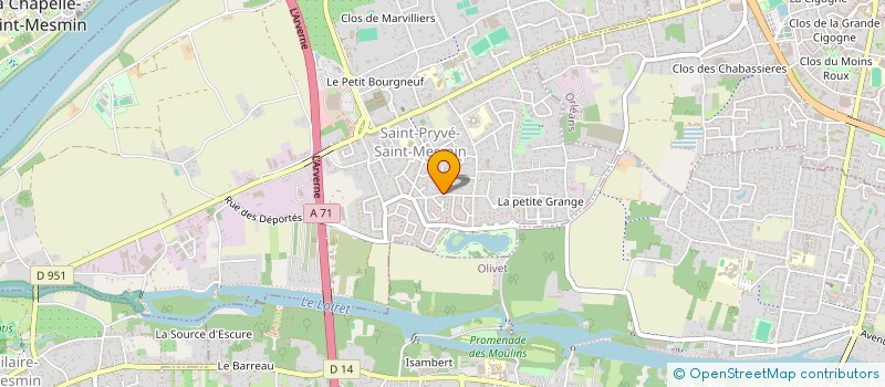 localisation de l'entreprise JUMEO CATHERINE  SAINT-PRYVE-SAINT-MESMIN