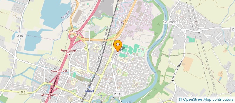 localisation de l'entreprise JUMILOU  MURET