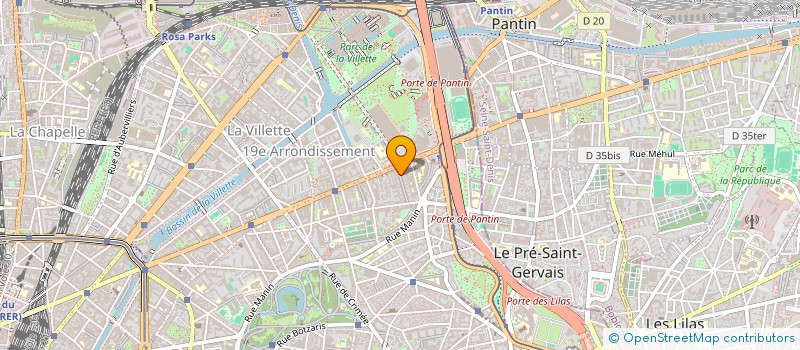 localisation de l'entreprise JUMIN DISTRIBUTION à RUEIL-MALMAISON