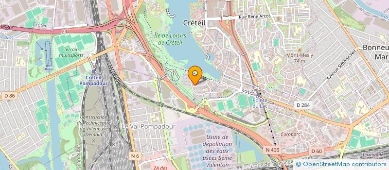 localisation de l'entreprise JUMINED  CRETEIL