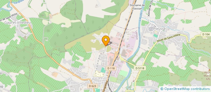 localisation de l'entreprise JUMO  LIMOUX