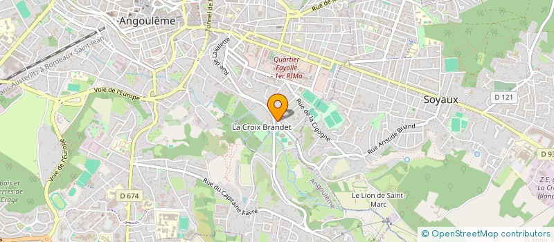 localisation de l'entreprise JUMP à ANGOULEME