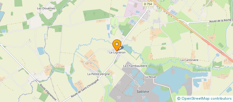 localisation de l'entreprise JUMP 85 à SAINT-CHRISTOPHE-DU-LIGNERON