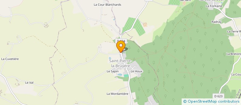 localisation de l'entreprise JUMP à SAINT-PIERRE-LA-BRUYERE