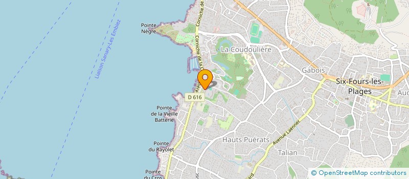 localisation de l'entreprise JUMP DANCE AND FITNESS à SIX-FOURS-LES-PLAGES