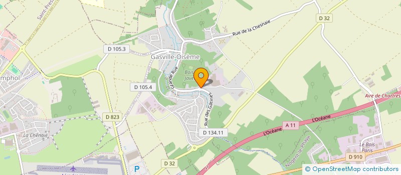 localisation de l'entreprise JUMP'IN CHARTRES à GASVILLE-OISEME