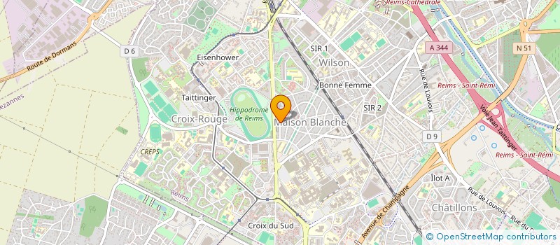 localisation de l'entreprise JUMP ON  REIMS