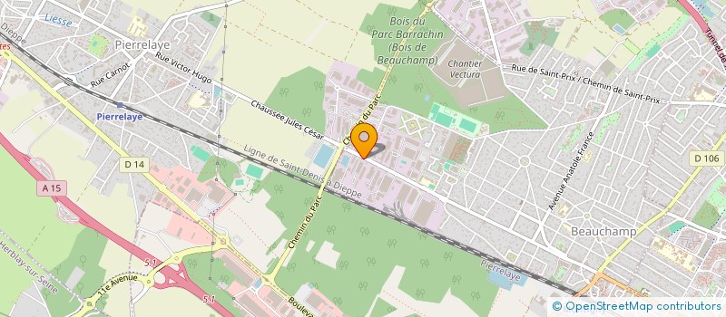 localisation de l'entreprise JUMP PARC à BEAUCHAMP