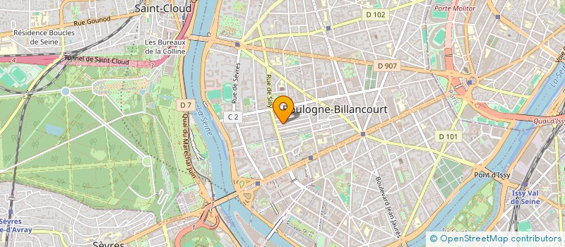 localisation de l'entreprise JUMP SHOW à BOULOGNE-BILLANCOURT