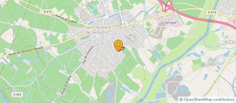 localisation de l'entreprise JUMP TRANSPORTS  SAINT-ANDRE-DE-SANGONIS