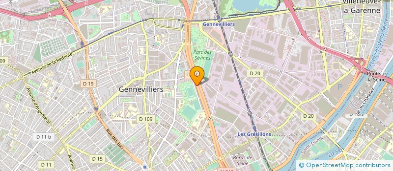 localisation de l'entreprise JUMP XL PARIS GENNEVILLIERS à GENNEVILLIERS