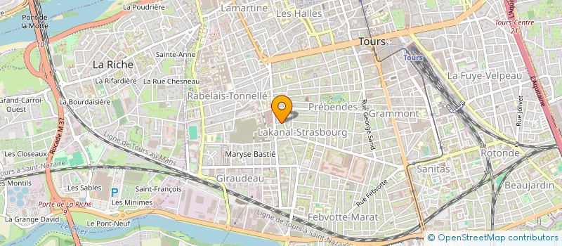 localisation de l'entreprise JUMPIN'JAZZ  TOURS