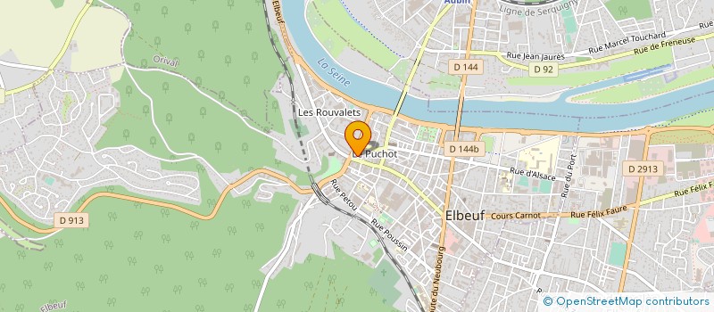 localisation de l'entreprise JUMPING SERVICE à ELBEUF