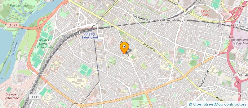 localisation de l'entreprise JUMPINVEST SC à ANGERS