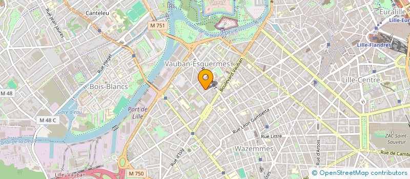 localisation de l'entreprise JUMS à LILLE