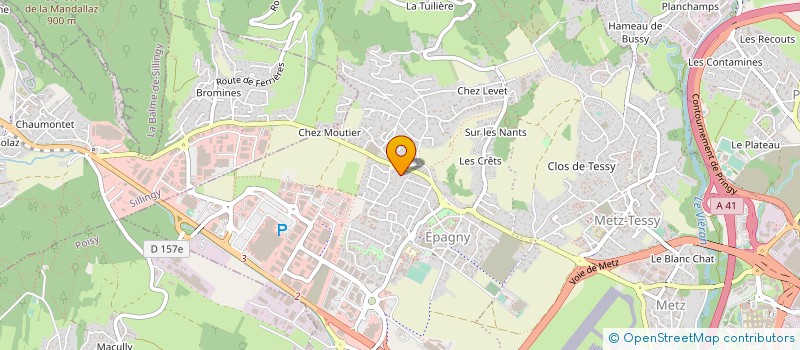 localisation de l'entreprise JUMY  EPAGNY METZ-TESSY