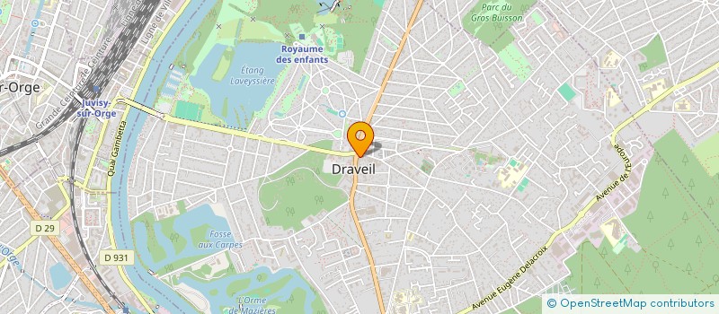 localisation de l'entreprise JUN FA à DRAVEIL