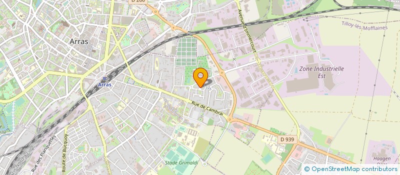 localisation de l'entreprise JUNA à ARRAS