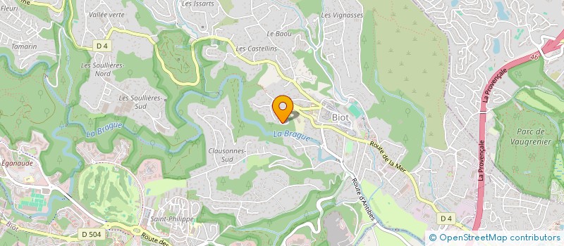 localisation de l'entreprise JUNA  BIOT