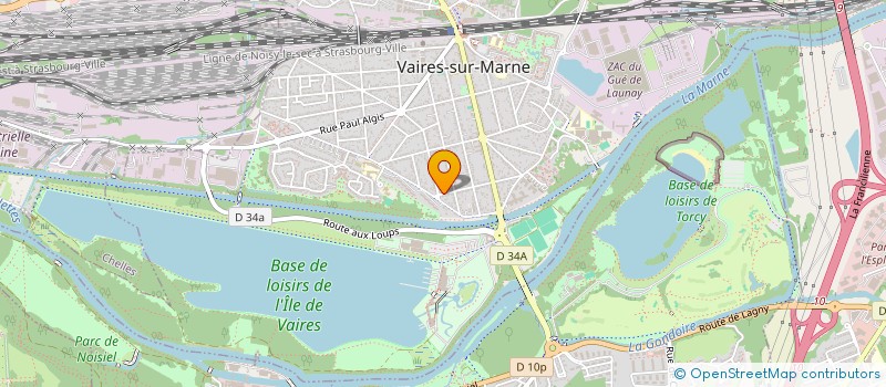 localisation de l'entreprise JUNA  VAIRES-SUR-MARNE