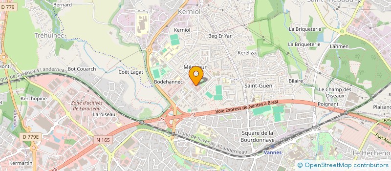localisation de l'entreprise JUNACA à VANNES