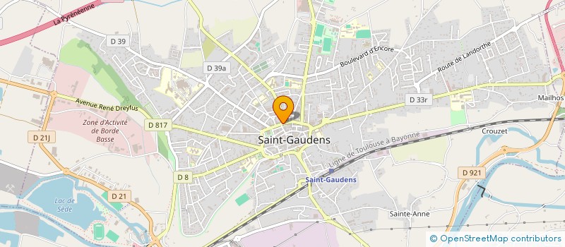 localisation de l'entreprise JUNAJEM  SAINT-GAUDENS