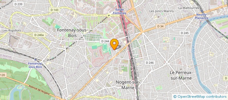 localisation de l'entreprise JUNALO  NOGENT-SUR-MARNE