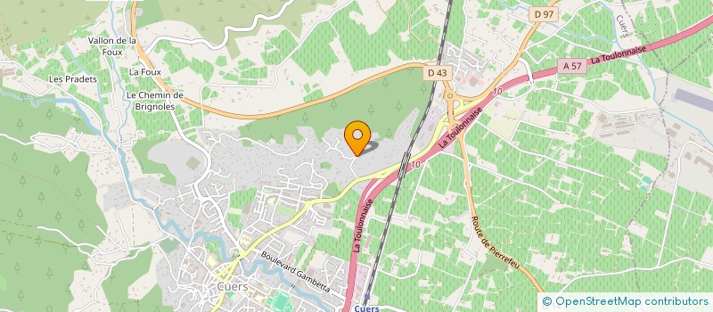 localisation de l'entreprise JUNANOU ET ASSOCIES  CUERS