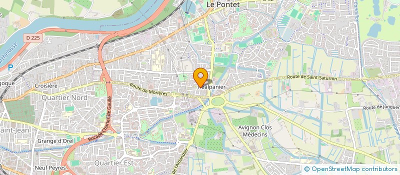 localisation de l'entreprise JUNAT  LE PONTET