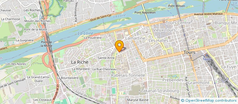 localisation de l'entreprise JUNATEM à TOURS