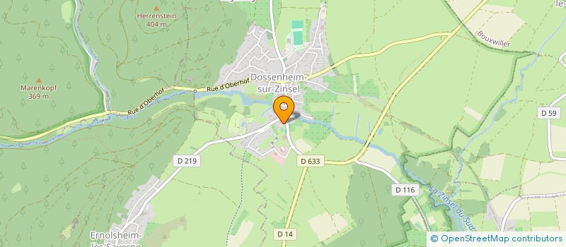 localisation de l'entreprise JUNATUR à DOSSENHEIM-SUR-ZINSEL