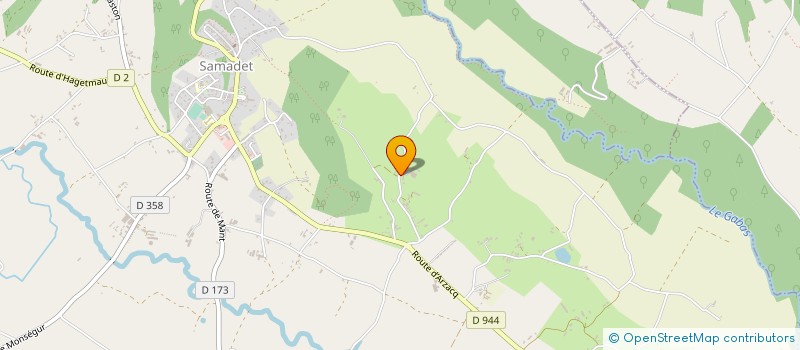 localisation de l'entreprise JUNCA ENVIRONNEMENT  SAMADET