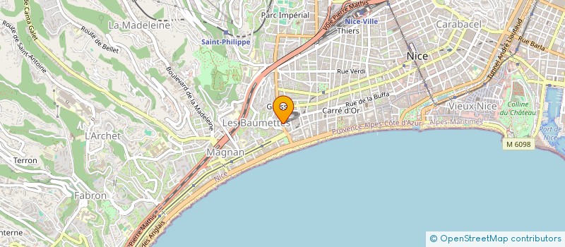 localisation de l'entreprise JUNE à NICE