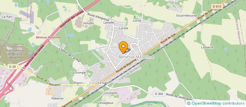 localisation de l'entreprise JUNE  BENESSE-MAREMNE