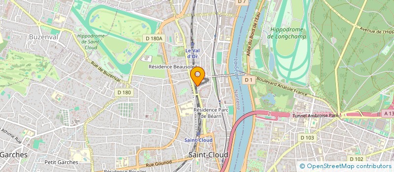 localisation de l'entreprise JUNEA à SAINT-CLOUD