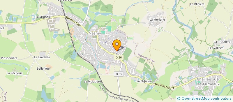 localisation de l'entreprise JUNEAU-MASSE  NESMY